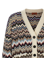 Mehrfarbige Strickjacke aus Viskose Missoni