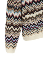 Mehrfarbige Strickjacke aus Viskose Missoni