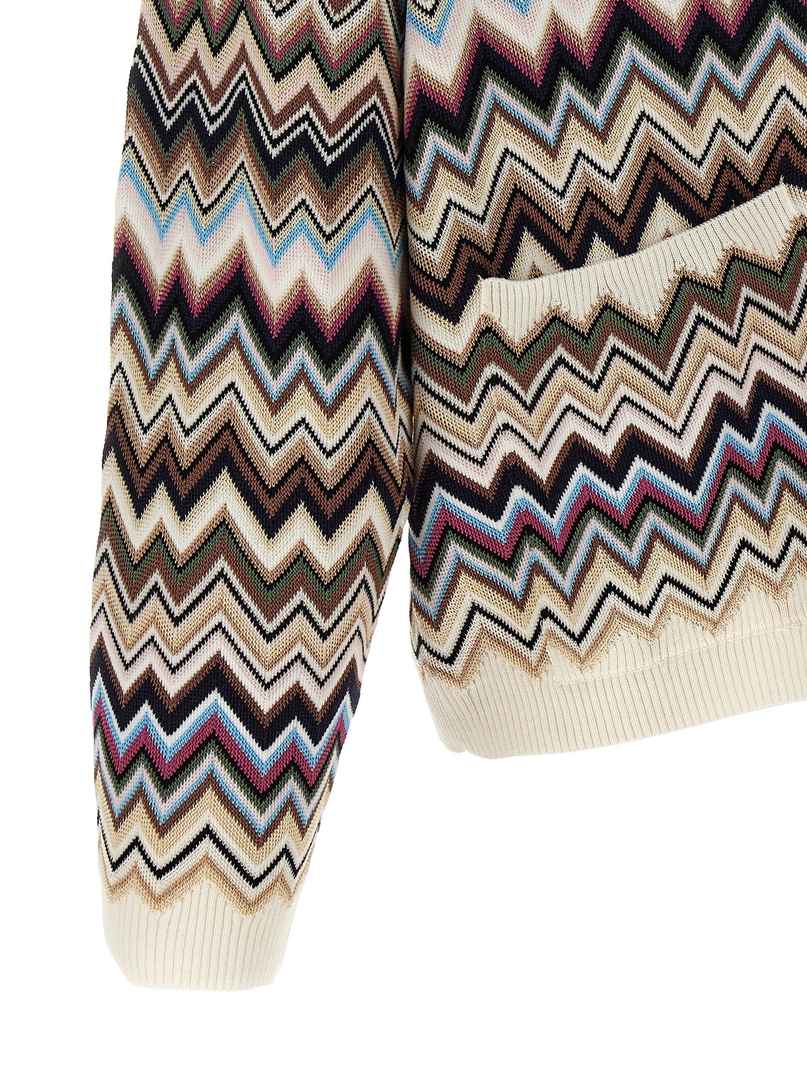 Mehrfarbige Strickjacke aus Viskose Missoni