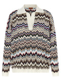Mehrfarbiges Poloshirt aus Viskose Missoni