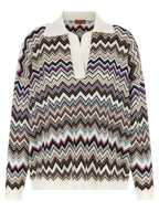 Mehrfarbiges Poloshirt aus Viskose Missoni