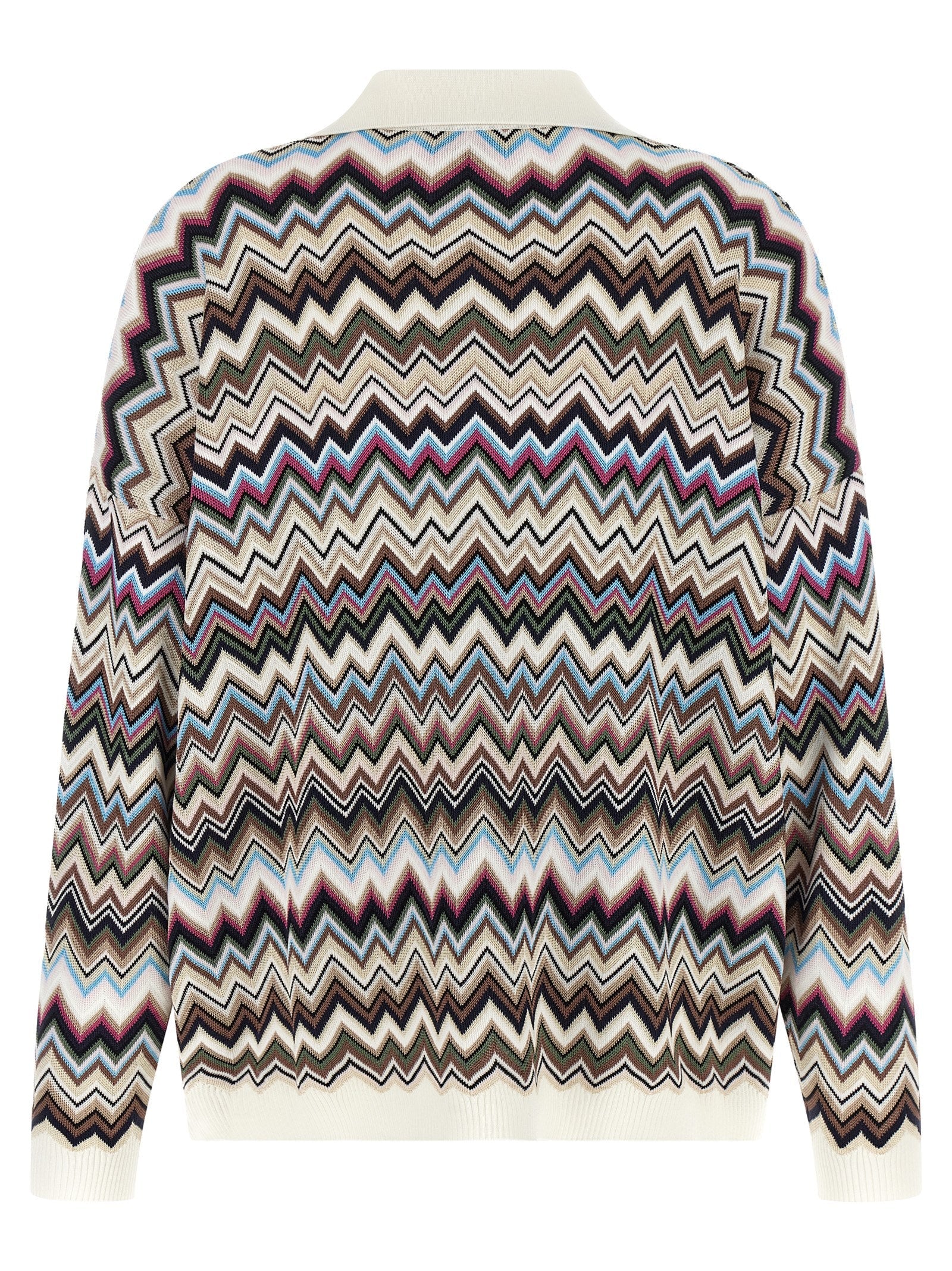 Mehrfarbiges Poloshirt aus Viskose Missoni