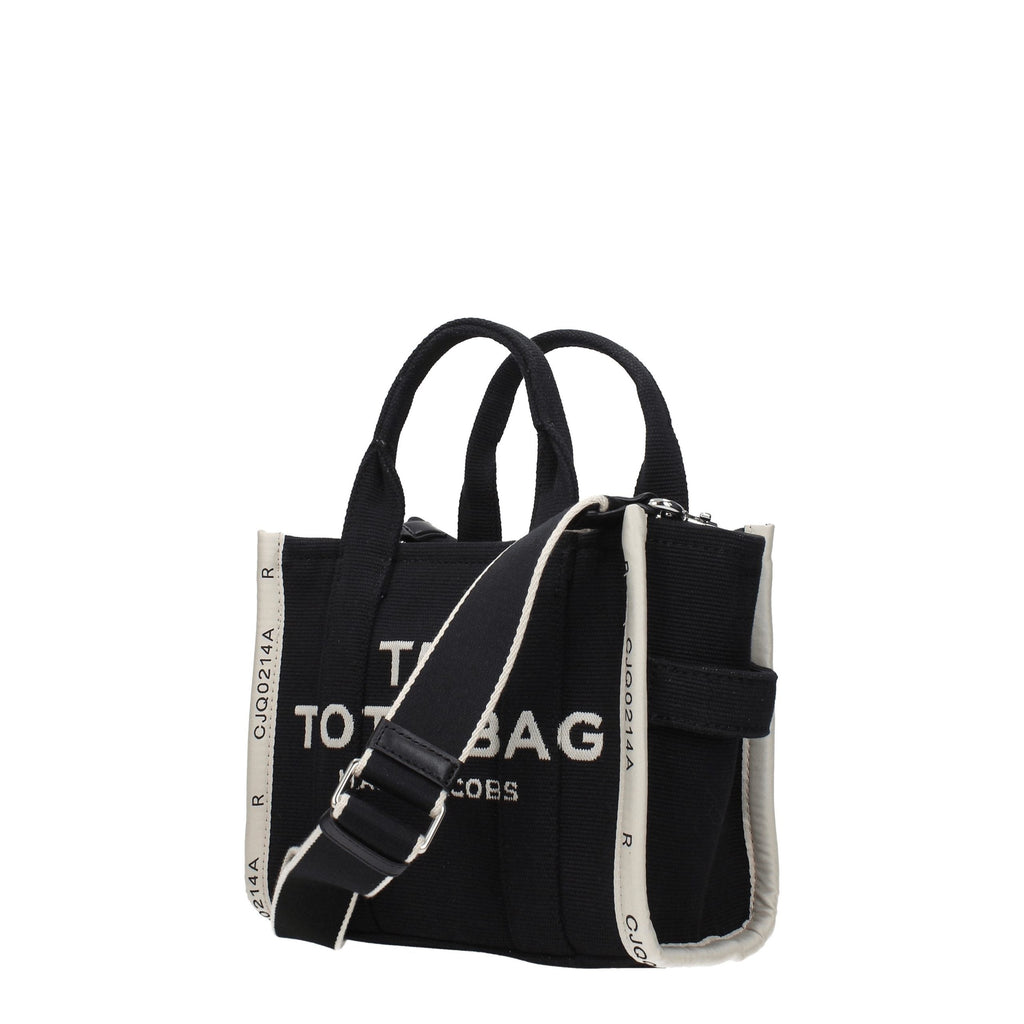 Schwarze Stoffhandtasche Marc Jacobs