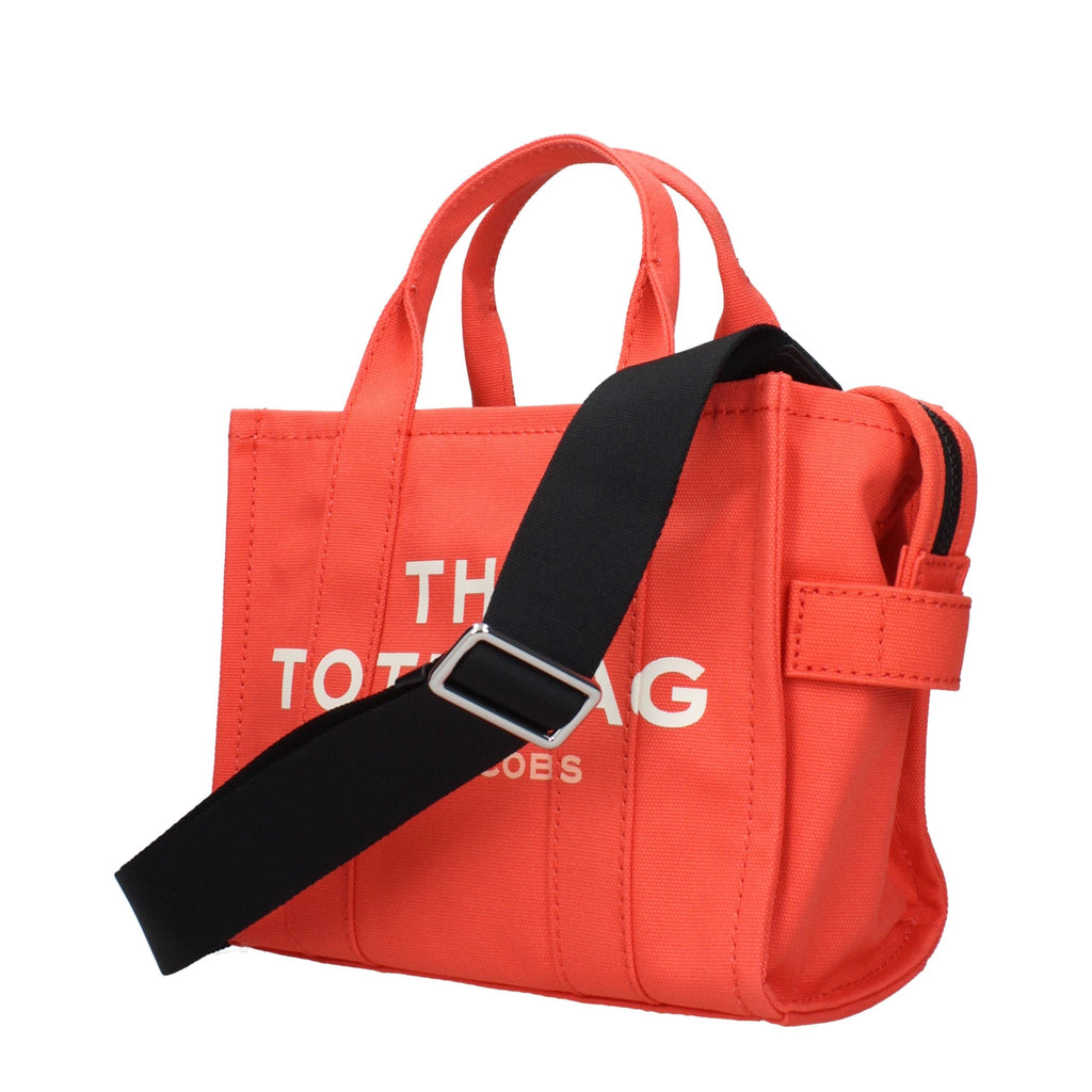 Orange Stoffhandtasche Marc Jacobs
