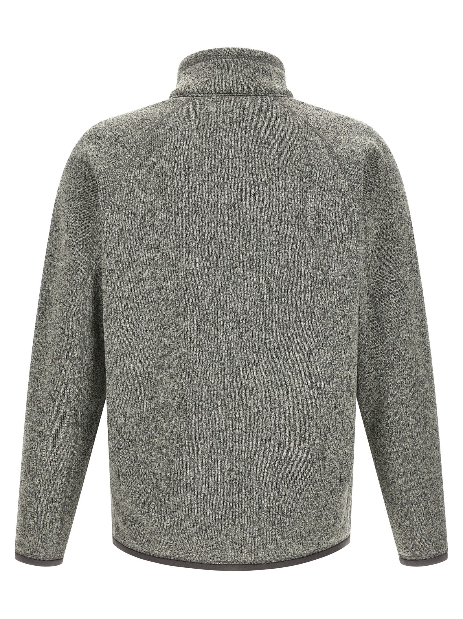 Graue Polyester-Jacke in voller Länge PATAGONIA