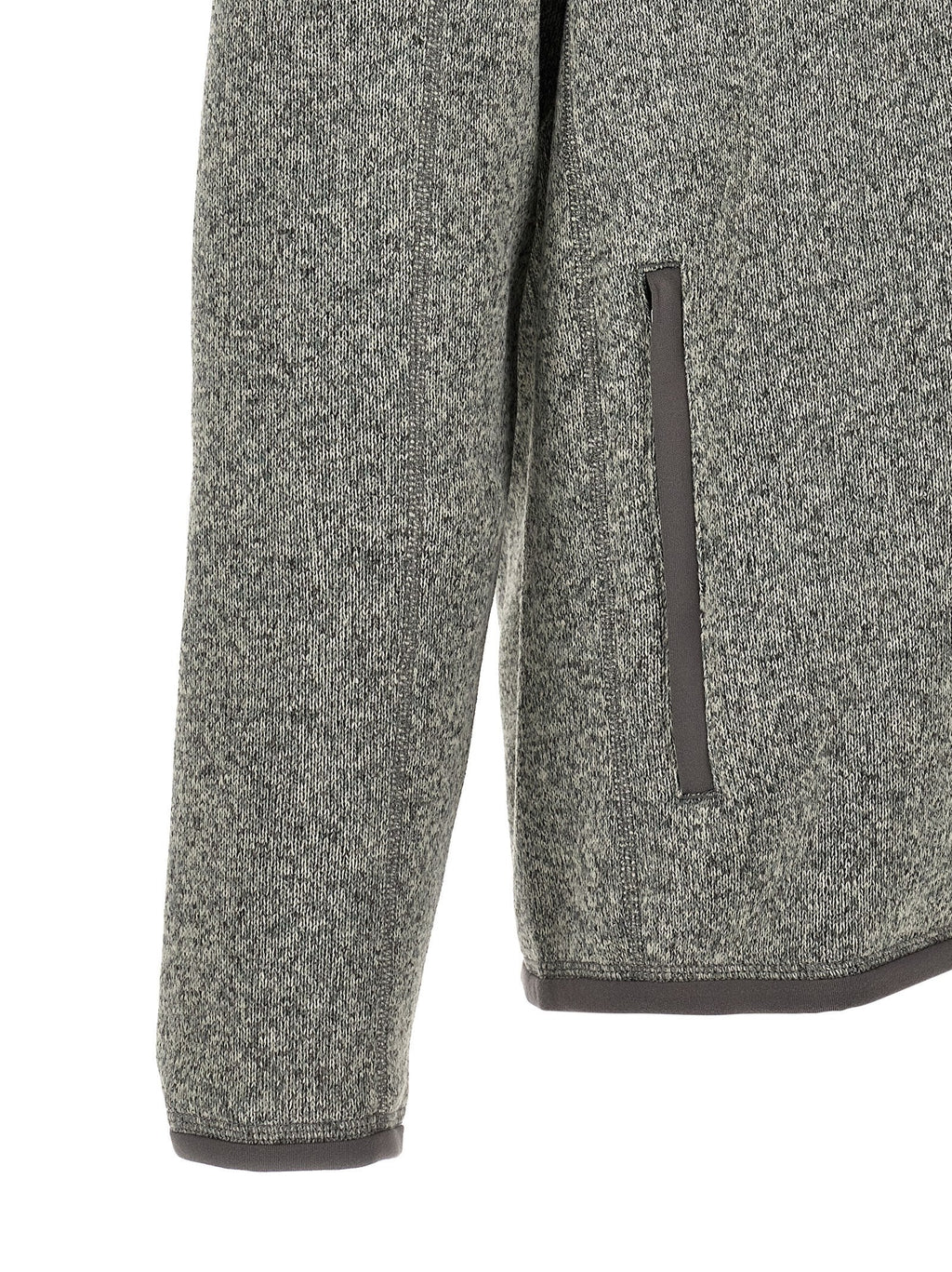 Graue Polyester-Jacke in voller Länge PATAGONIA