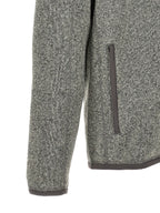 Graue Polyester-Jacke in voller Länge PATAGONIA