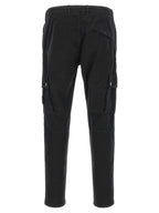 Schwarze Cargo-Hose aus Baumwolle Stone Island