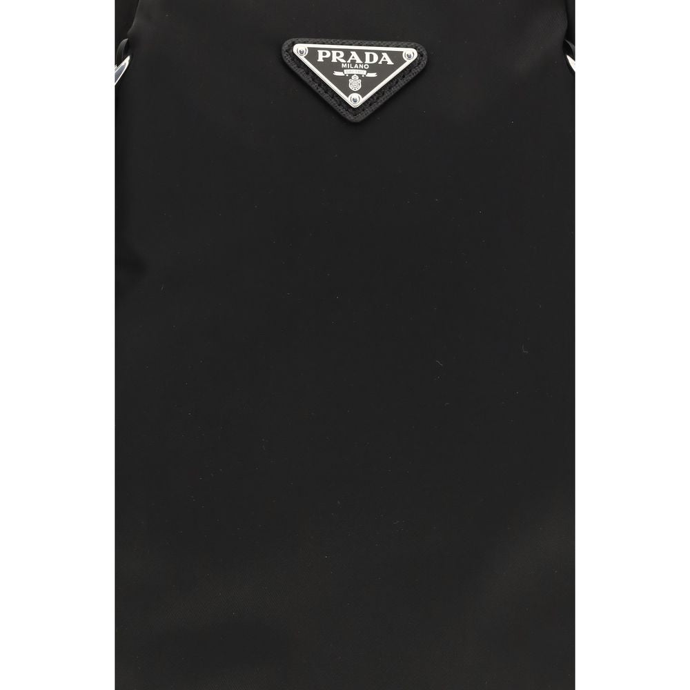 Schwarzer Nylon-Rucksack