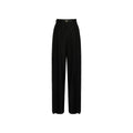 Schwarze Freizeithose aus Elasthan