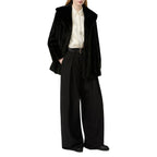 Schwarze Freizeithose aus Elasthan