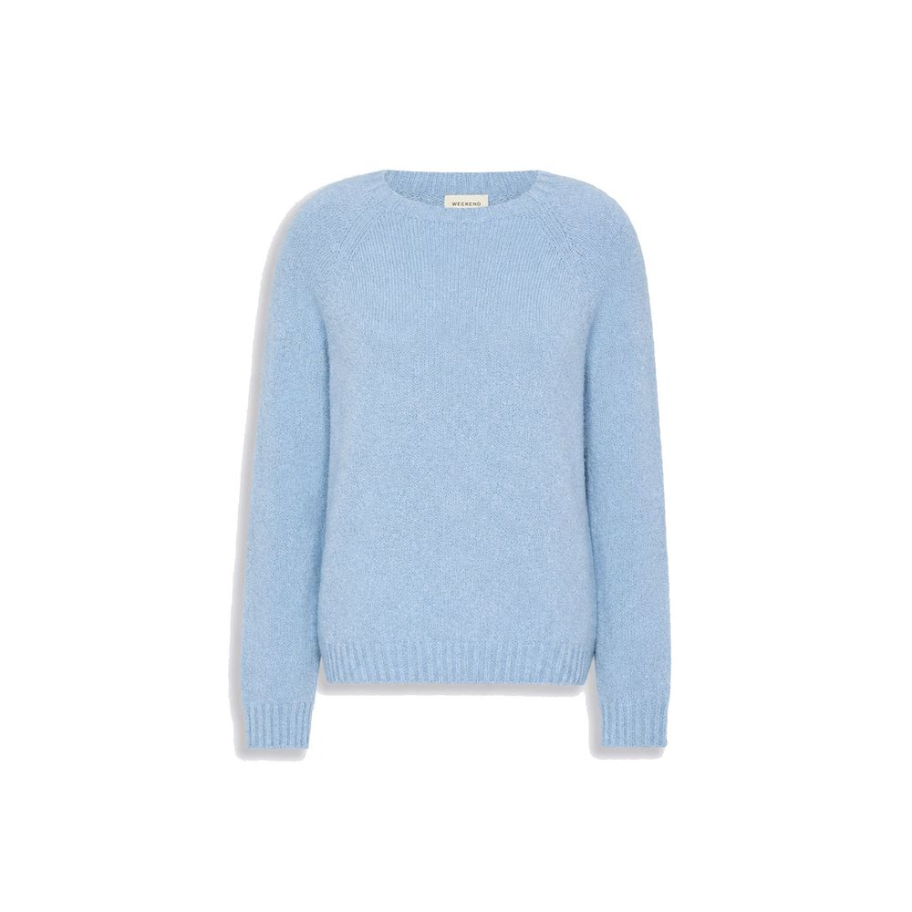 Blaues Sweatshirt aus Alpakaleder