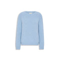 Blaues Sweatshirt aus Alpakaleder