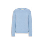 Blaues Sweatshirt aus Alpakaleder