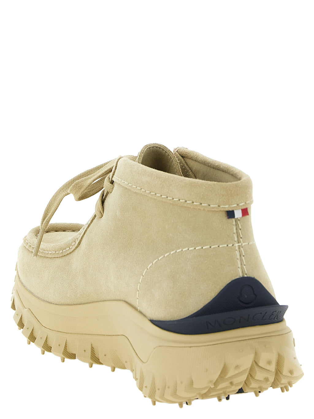Beige Leder Stiefeletten