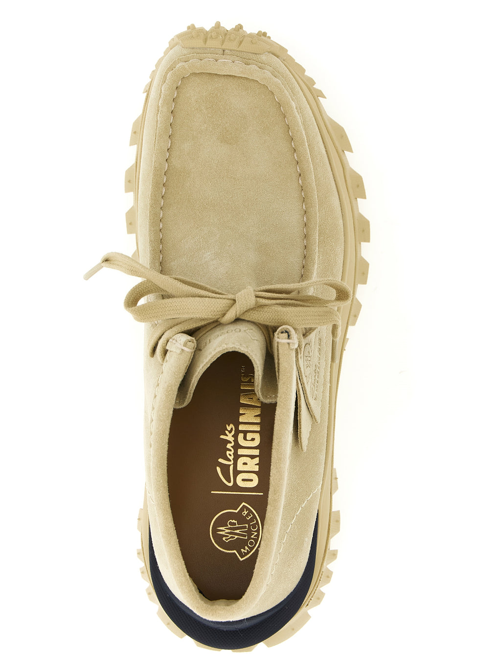 Beige Leder Stiefeletten