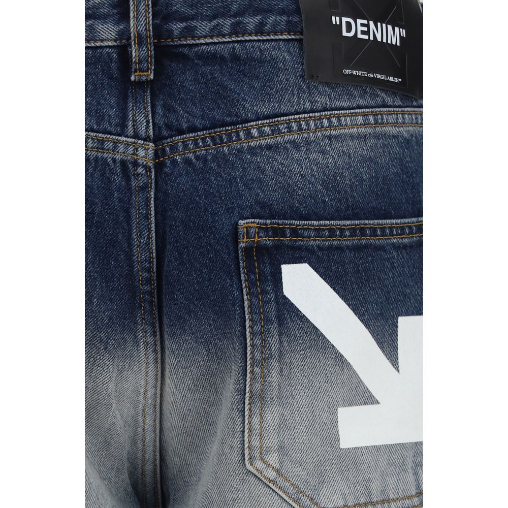 Graue Slim Fit Jeans aus Baumwolle