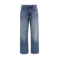 Blaue Baumwoll-Jeans im Slim Fit