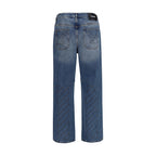 Blaue Baumwoll-Jeans im Slim Fit