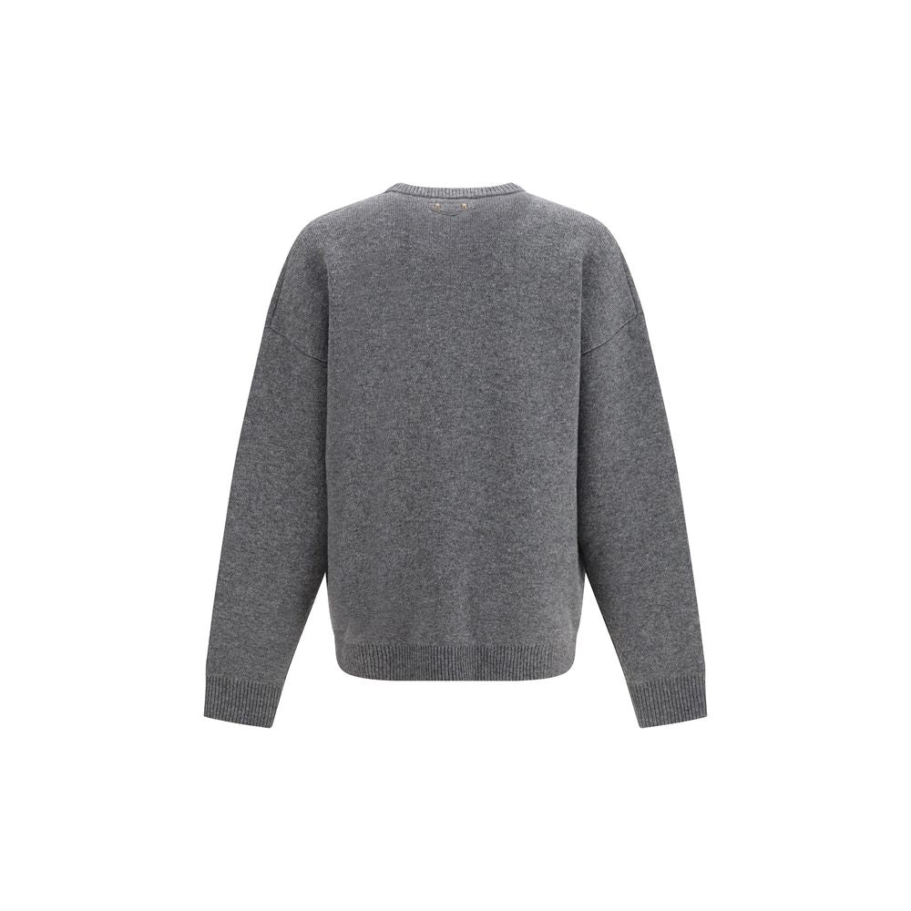 Grauer Oves Aries Wollpullover