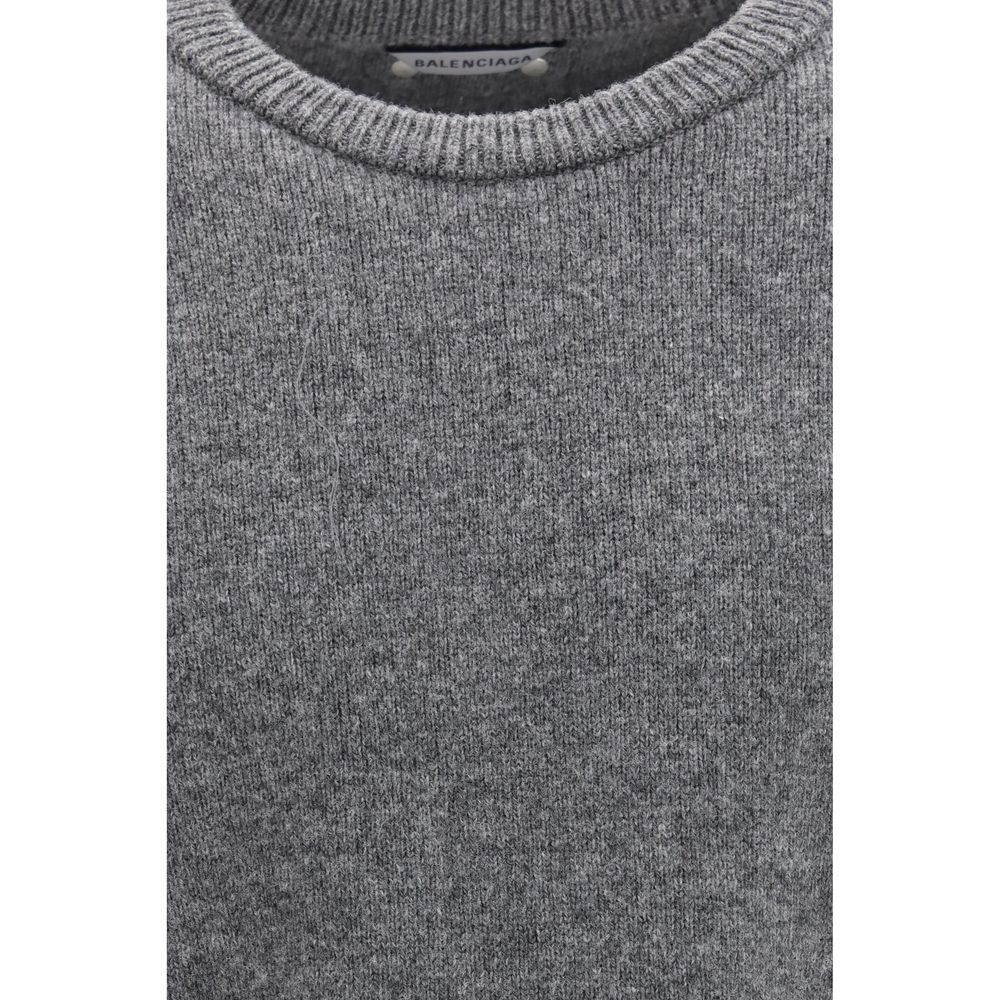 Grauer Oves Aries Wollpullover