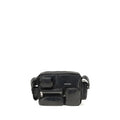 Schwarze Lammleder Schultertasche Ovis Aries