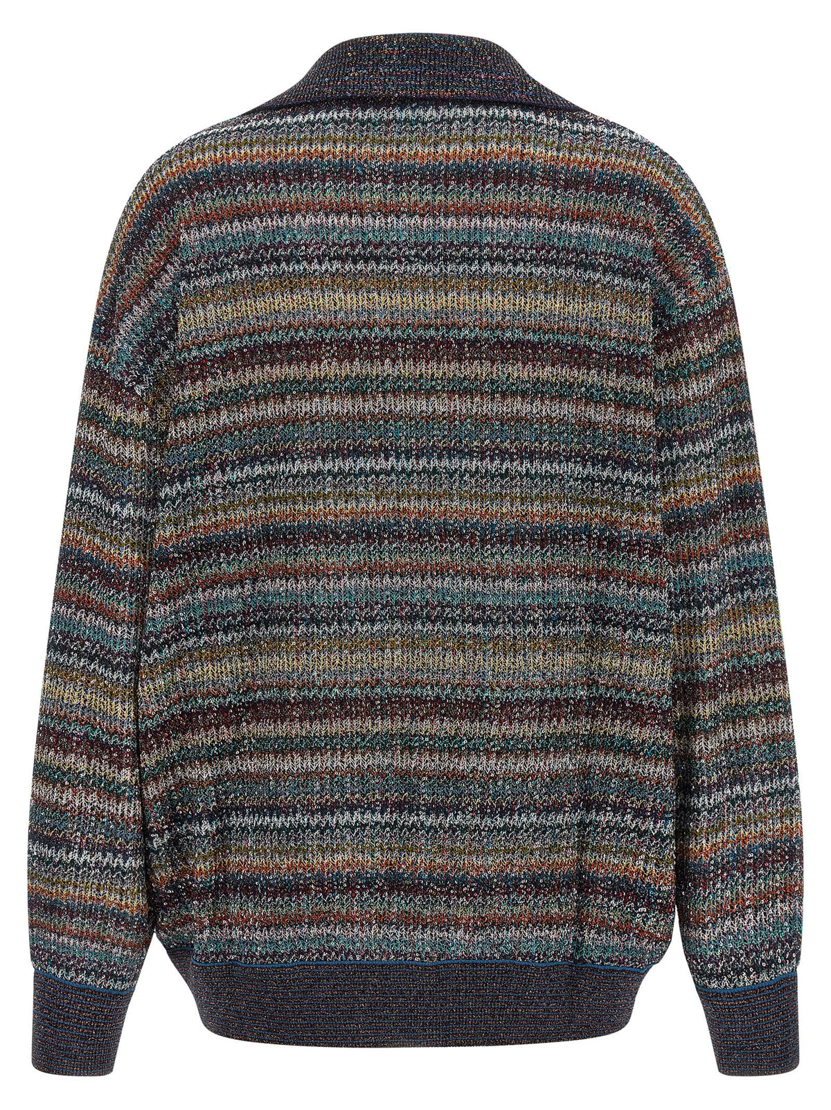 Mehrfarbiges Poloshirt aus Viskose