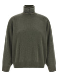 Zweifarbige Kaschmir-Strickjacke