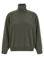 Zweifarbige Kaschmir-Strickjacke