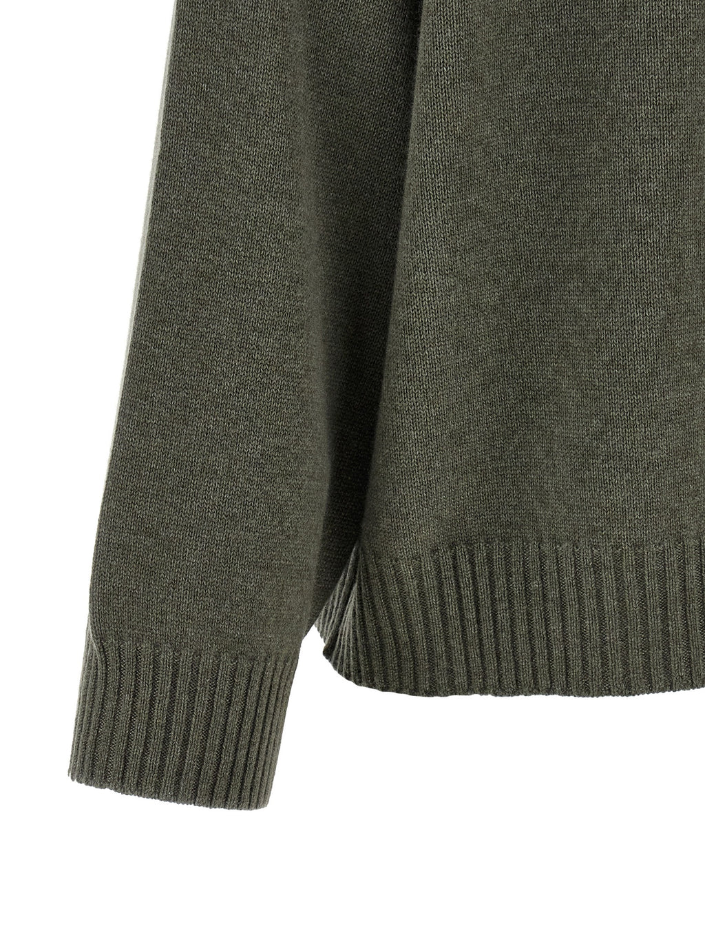 Zweifarbige Kaschmir-Strickjacke