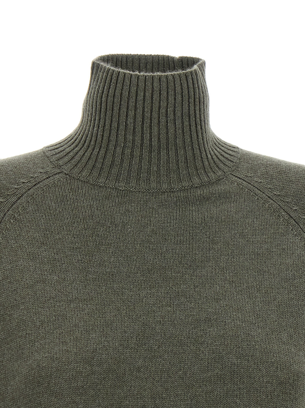 Zweifarbige Kaschmir-Strickjacke