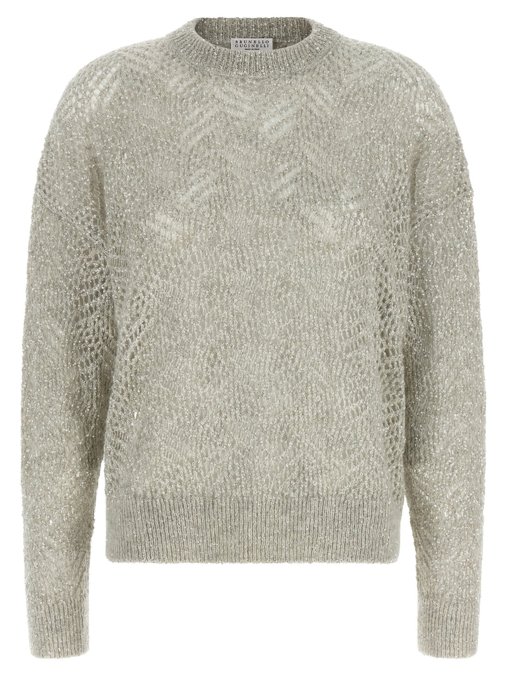Grauer Cardigan aus Polyamid