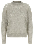 Grauer Cardigan aus Polyamid