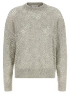 Grauer Cardigan aus Polyamid