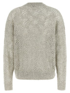 Grauer Cardigan aus Polyamid