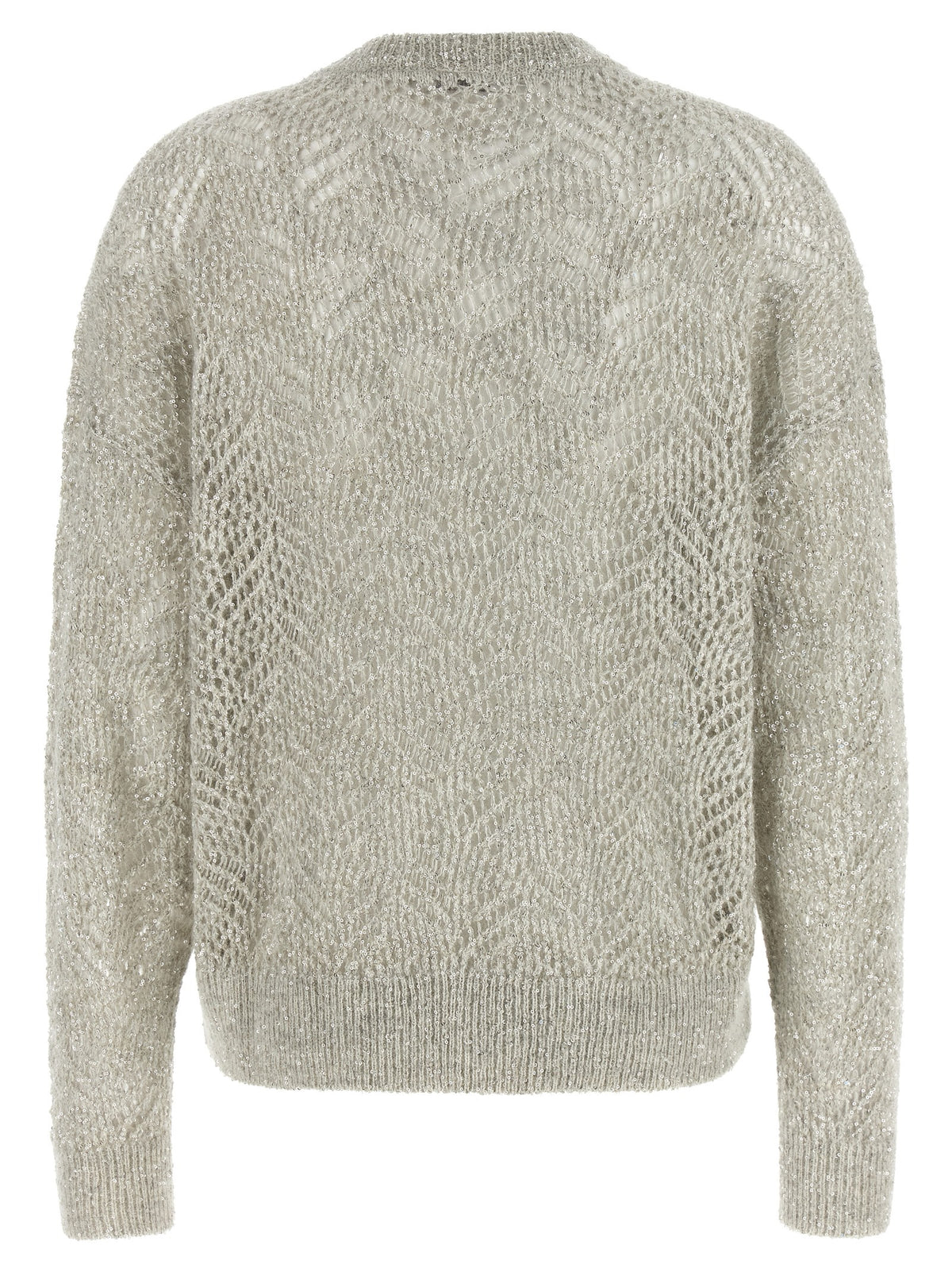 Grauer Cardigan aus Polyamid