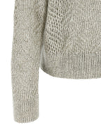 Grauer Cardigan aus Polyamid