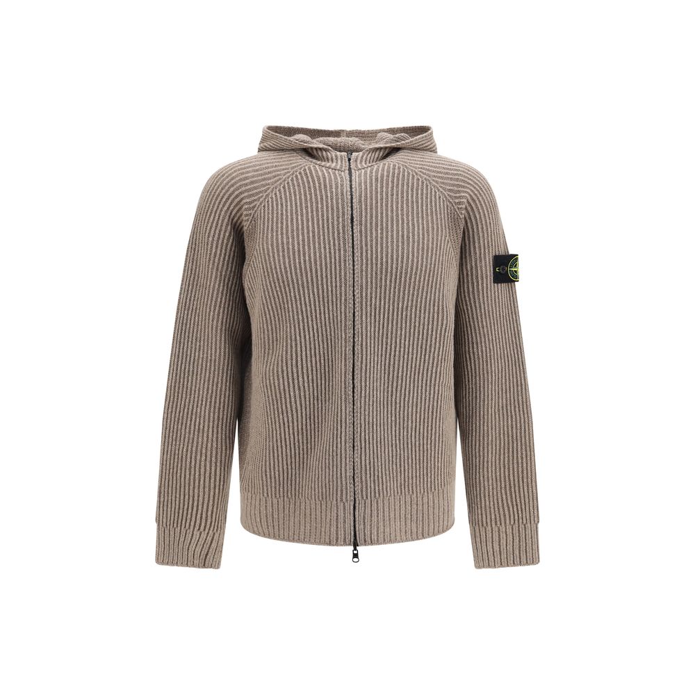 Beige Kaschmir-Sweatshirt