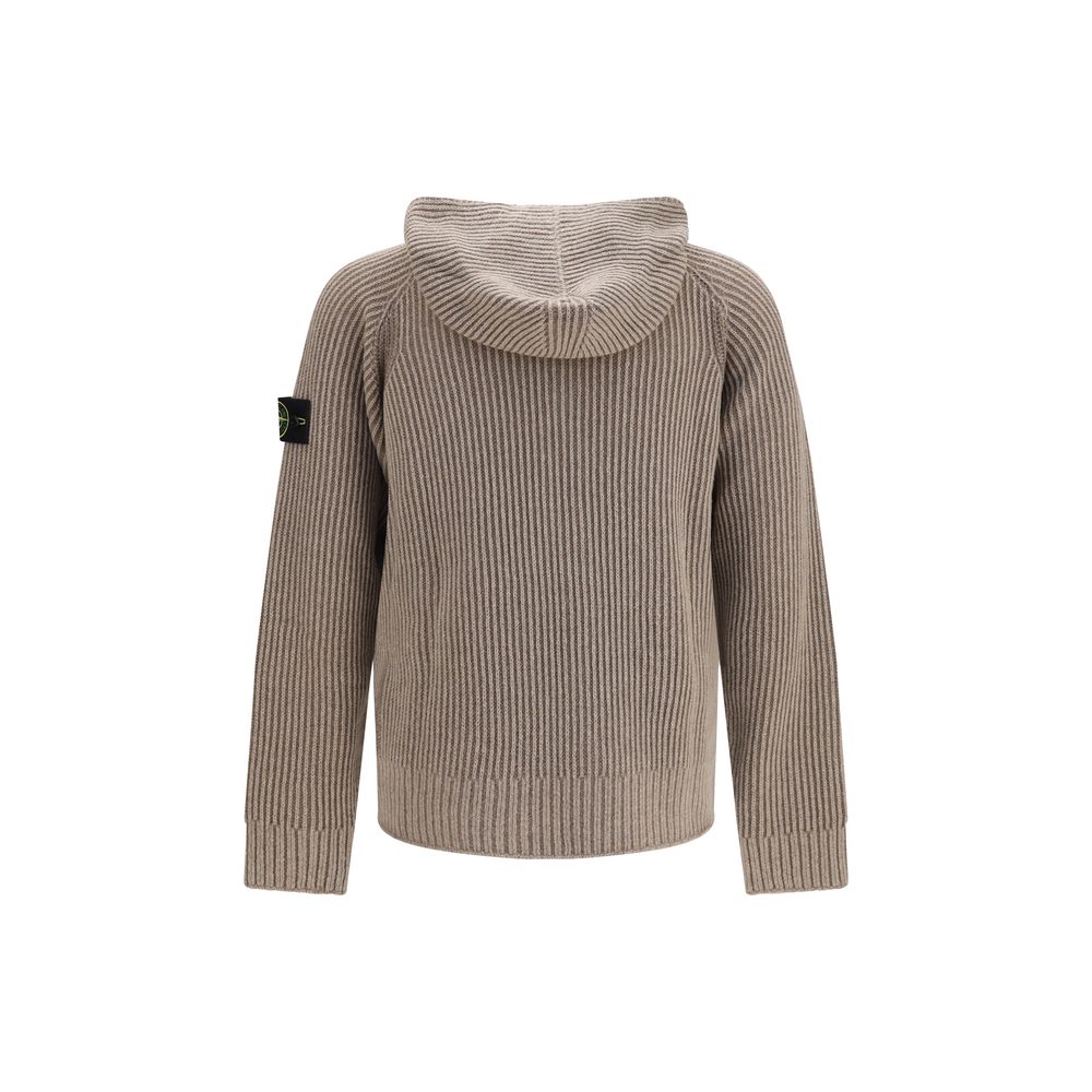 Beige Kaschmir-Sweatshirt