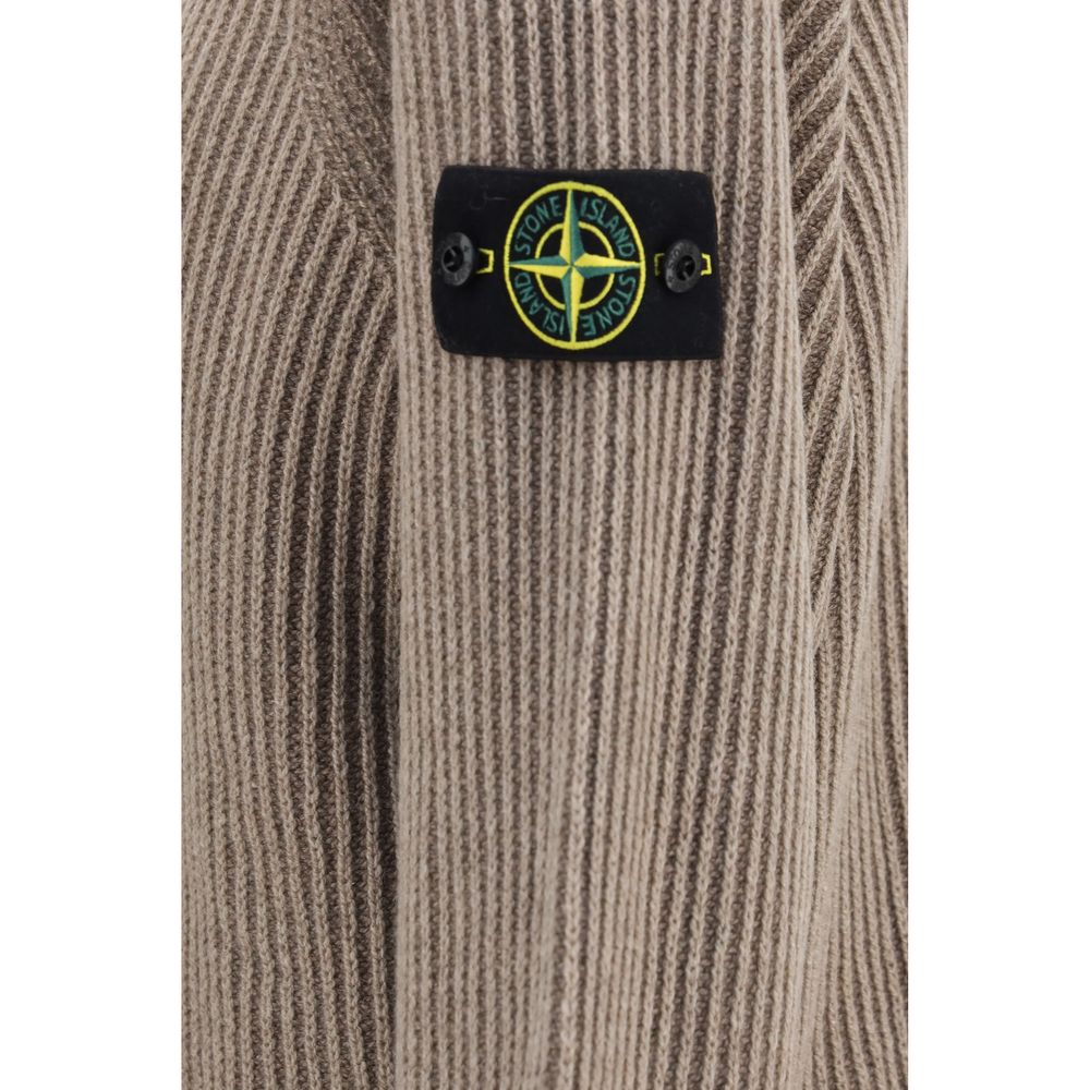 Beige Kaschmir-Sweatshirt