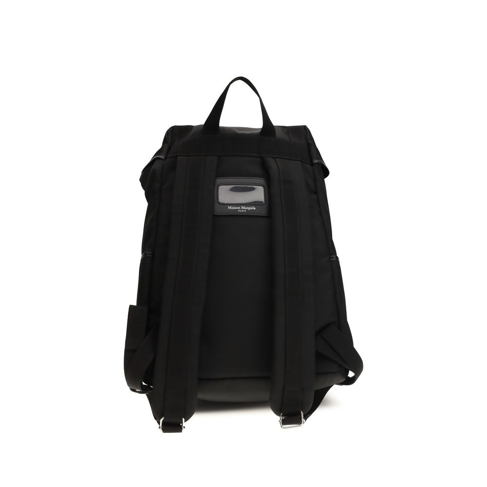 Schwarzer Nylon-Rucksack
