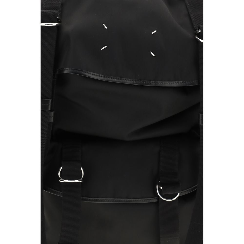 Schwarzer Nylon-Rucksack
