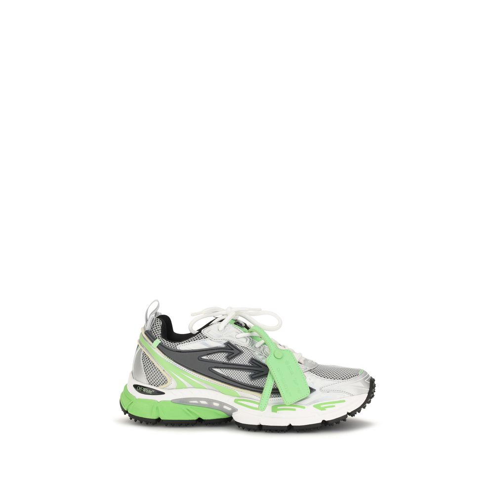Zweifarbige Sneaker aus Polyethylen im Athletic-Stil