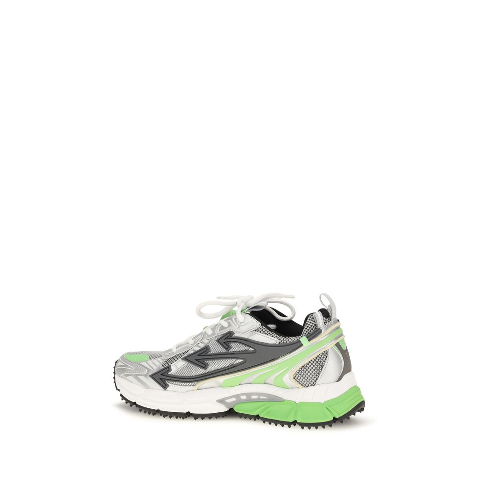 Zweifarbige Sneaker aus Polyethylen im Athletic-Stil