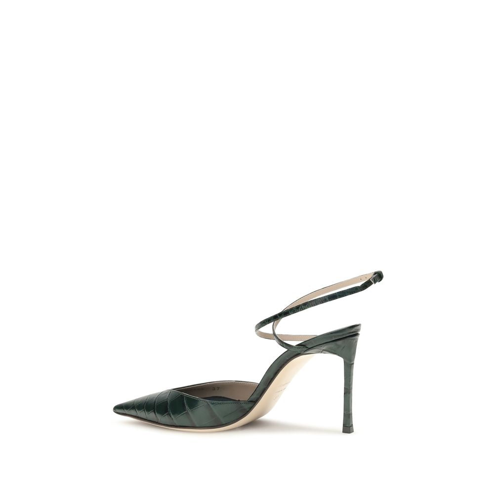 Pumps aus Kalbsleder in Bicolor "Bos Taurus"