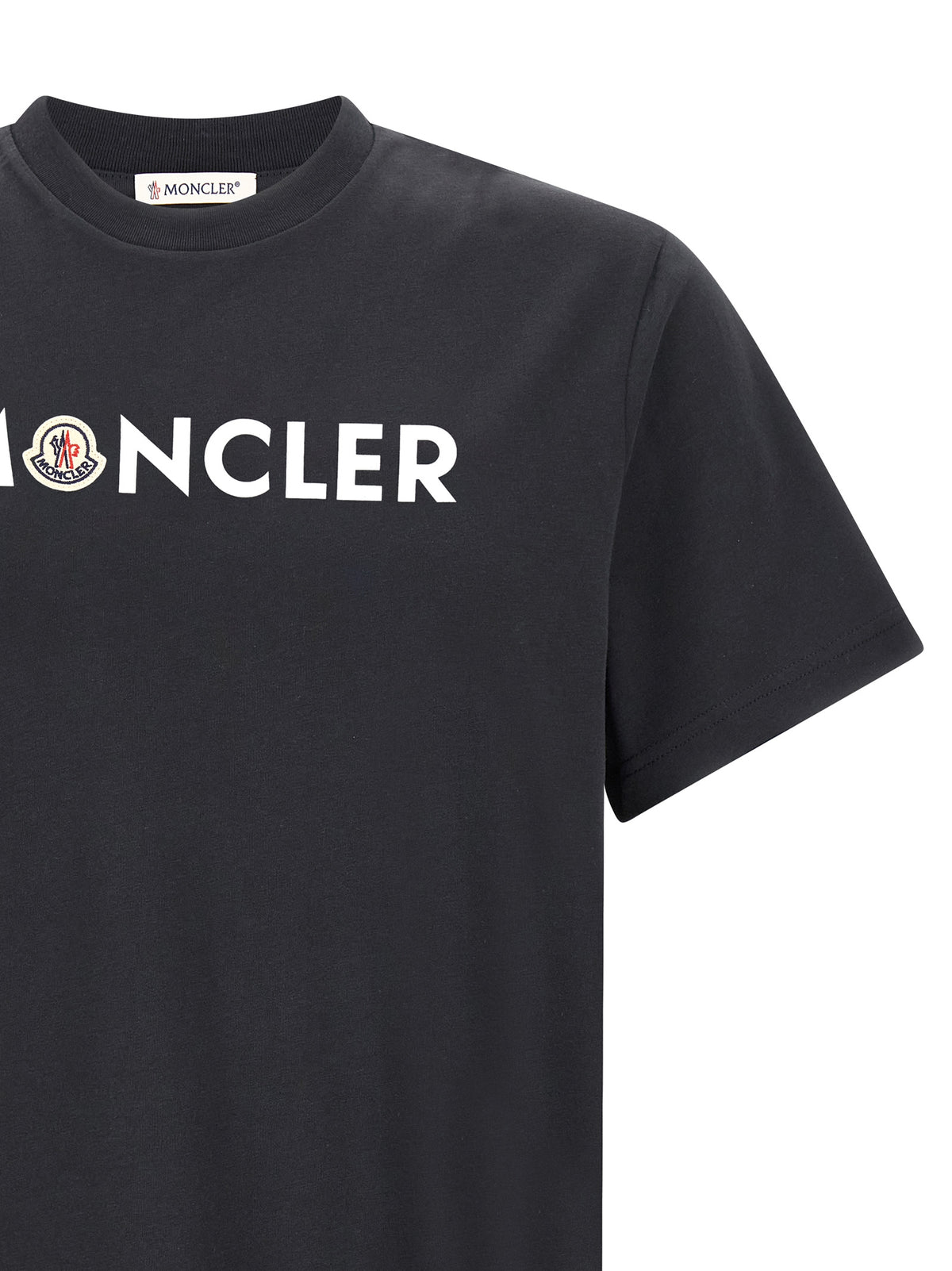 Blaues Baumwoll-T-Shirt