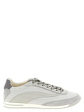 Graue Low-Top-Sneaker aus Polyethylen