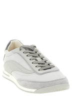 Graue Low-Top-Sneaker aus Polyethylen