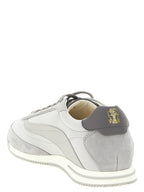 Graue Low-Top-Sneaker aus Polyethylen
