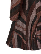 Kurzes Kleid aus Bordeauxfarbenem Polyamid